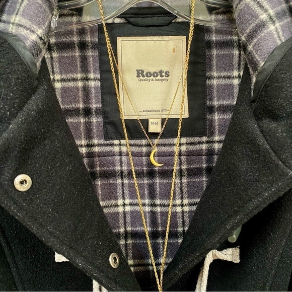 Roots wool vintage jacket w horn/toggle buttons & prairie/farmhouse/country vi… - Picture 3 of 10